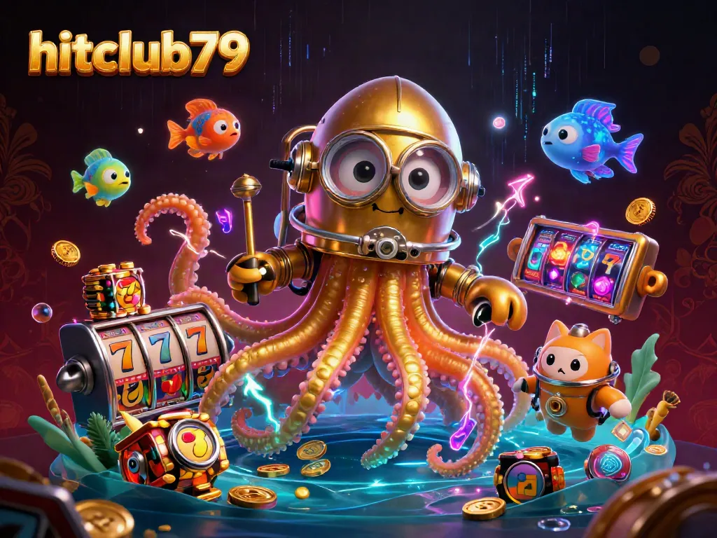 Experience thrilling gameplay at hitclub79 with vibrant 3D casino elements and characters.