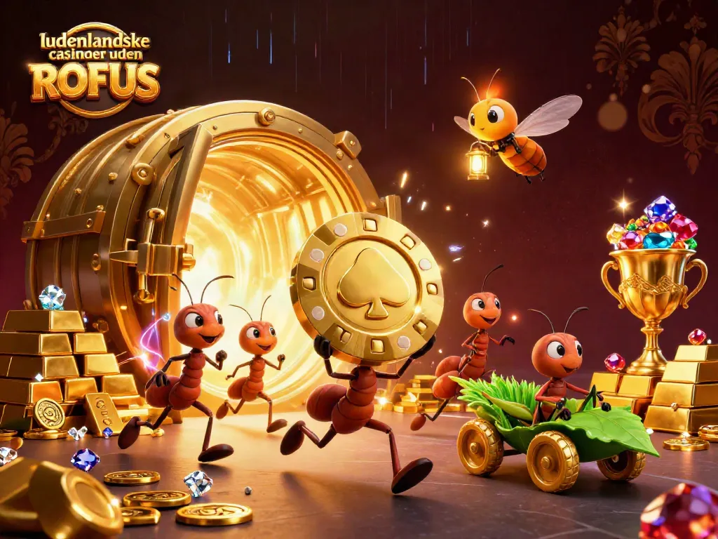 Winning excitement at udenlandske casinoer uden ROFUS featuring animated characters on a heist.
