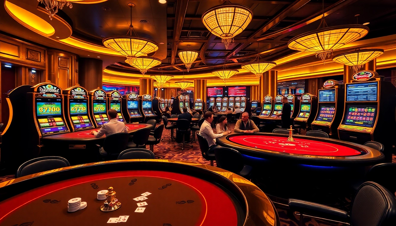 Experience the thrill of crypto casinos at luxurious gaming tables and vibrant slots.