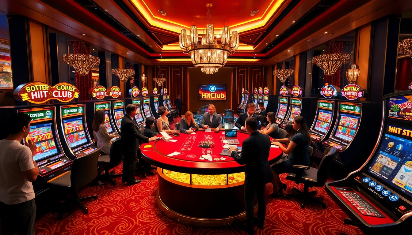 Experience thrilling gaming moments at Hitclub with engaging dealers and vibrant casino atmosphere.