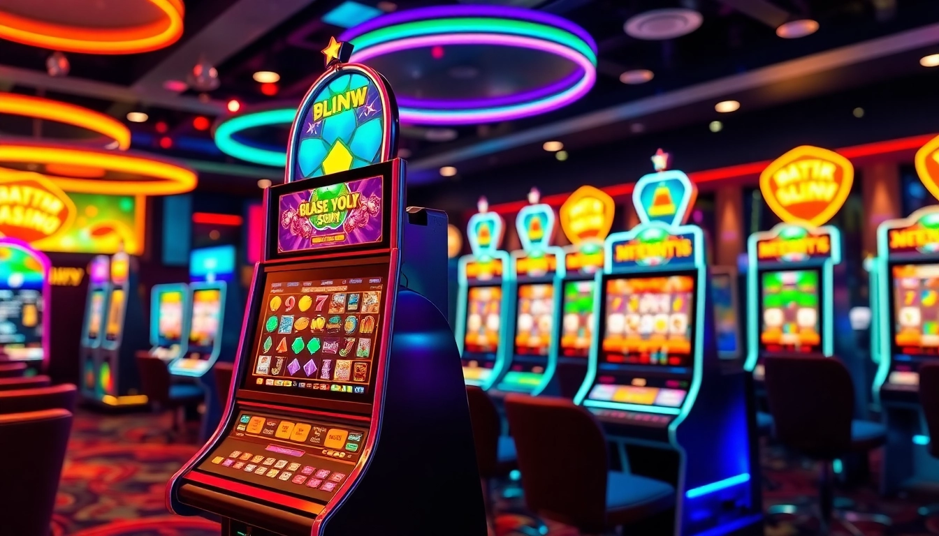 Découvrez machines à sous en ligne en argent réel avec des graphismes colorés et une ambiance de casino captivante.