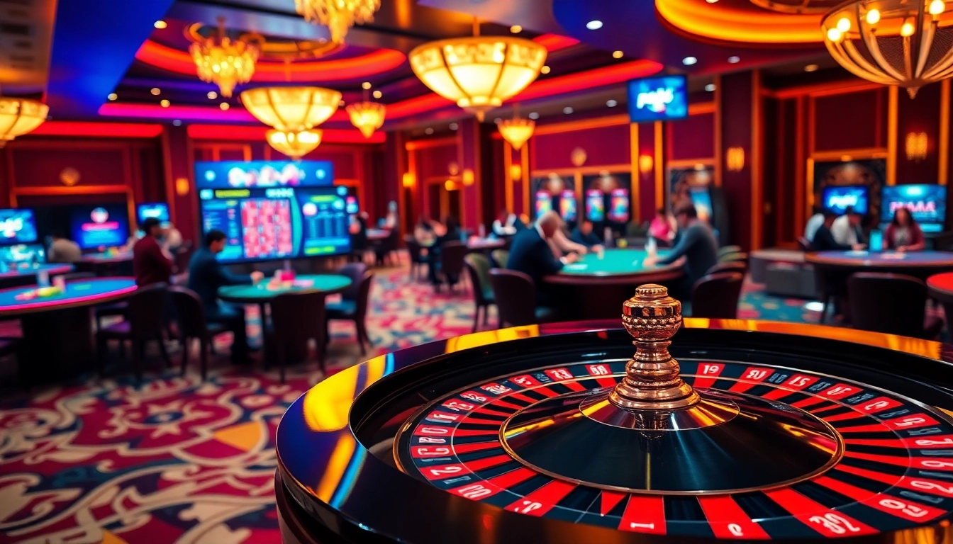 Experience the excitement of gambling at https://pg88.cafe/ with players enjoying roulette and poker.