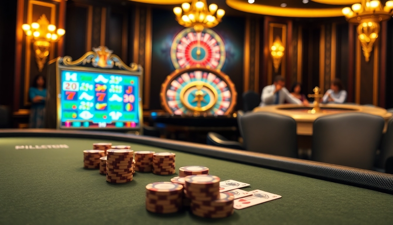 Experience the thrill of 555win com with luxury casino gaming visuals featuring poker and slots.