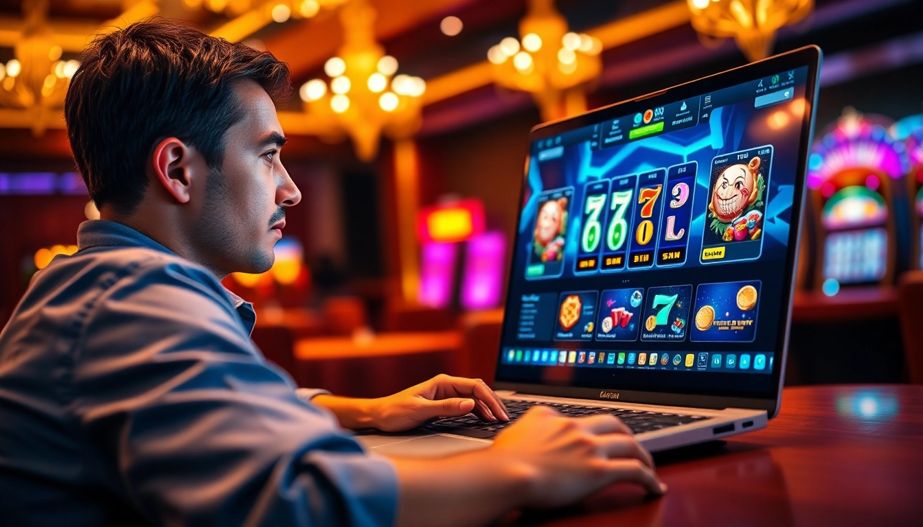 Profitez du casino en ligne avec une expérience immersive sur un ordinateur. related image