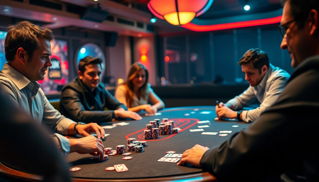 Jouez au poker en ligne avec une configuration professionnelle et des joueurs concentrés