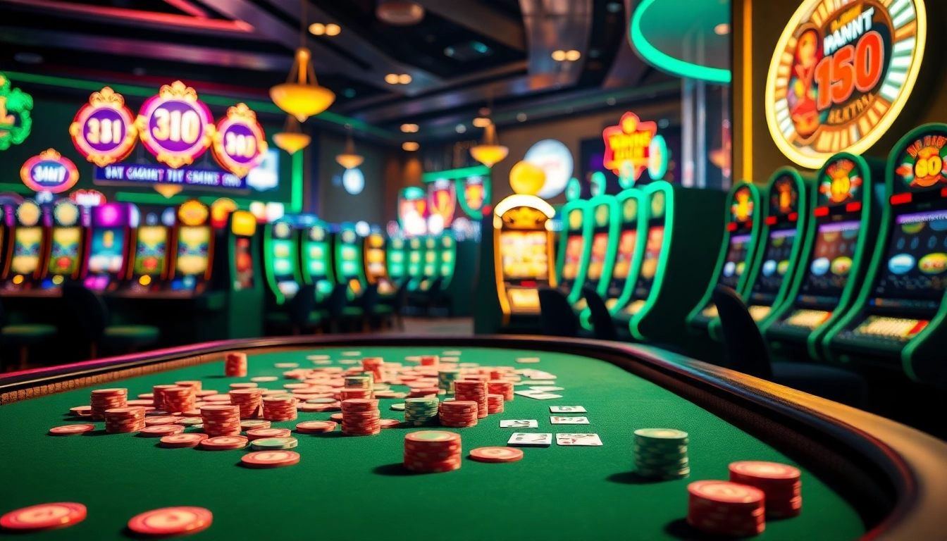Jouez à des jeux de casino en ligne captivants dans un environnement luxueux. related image