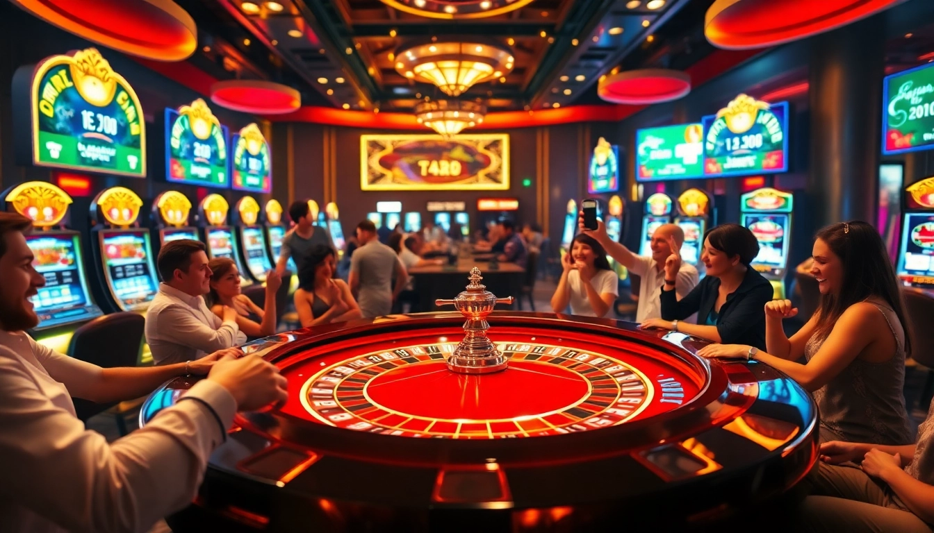 Jouer à des jeux passionnants de casino en ligne avec une ambiance animée et glamour. related image