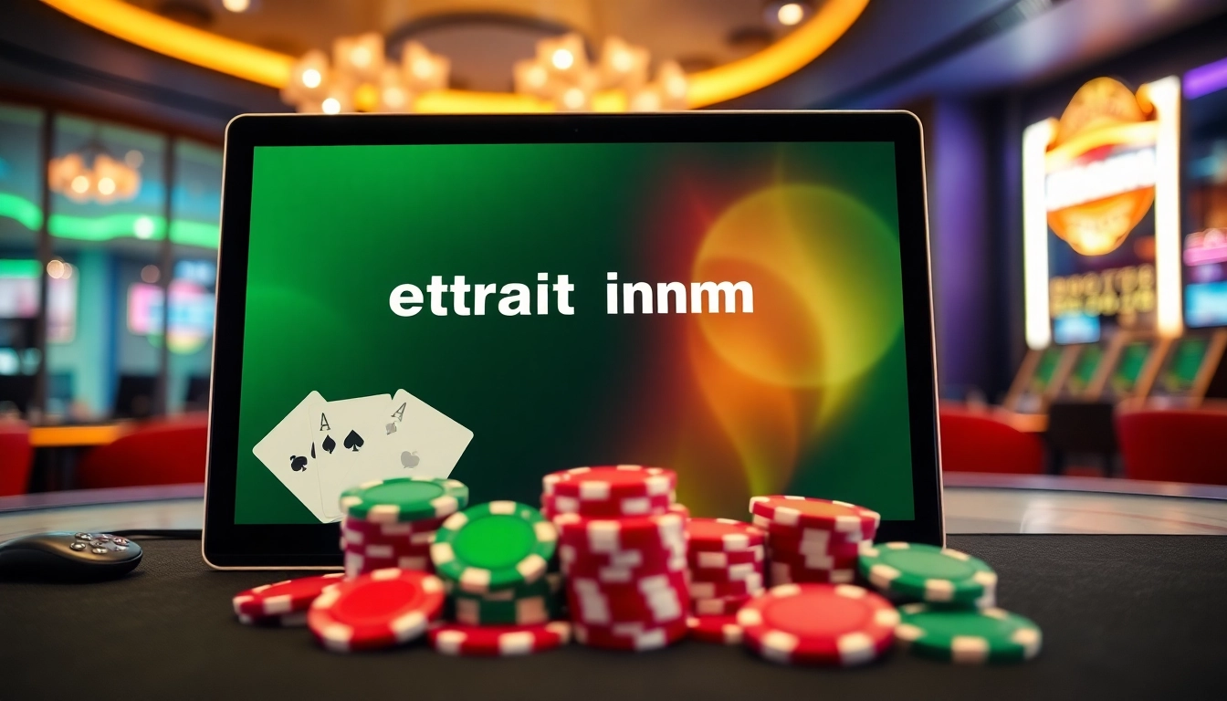 Retirer des gains avec casino en ligne retrait immédiat sur une interface numérique excitante.
