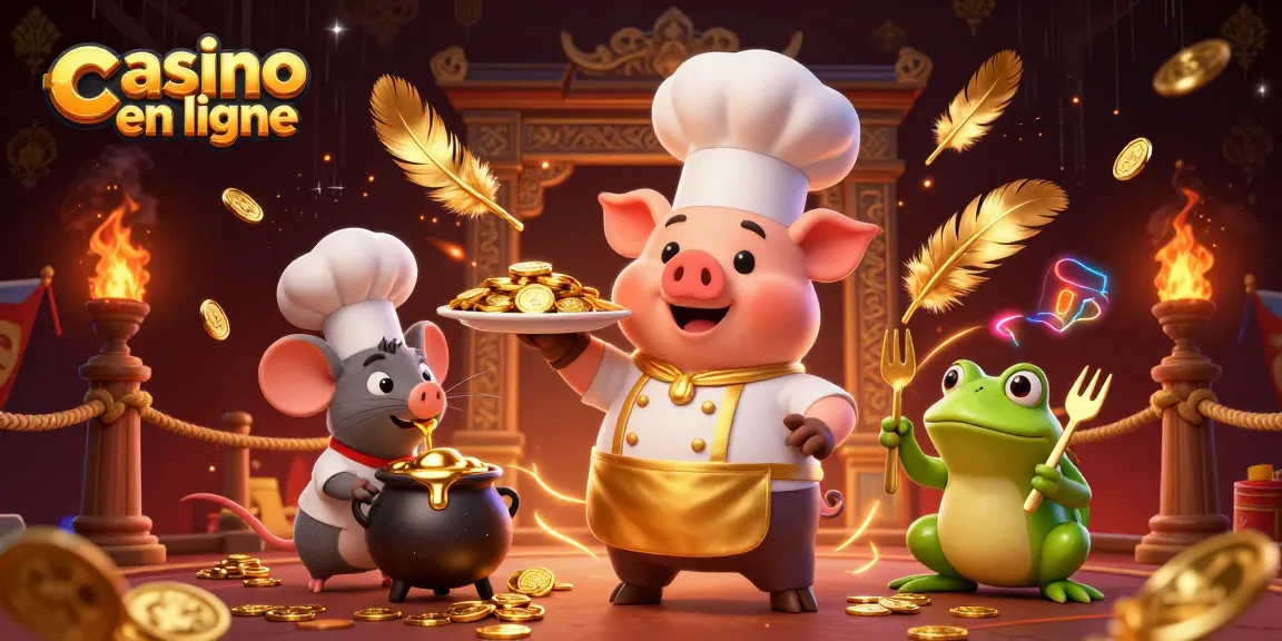 Jouer au casino en ligne en savourant les pièces d'or et l'expertise des chefs, critiques et sous-chefs.