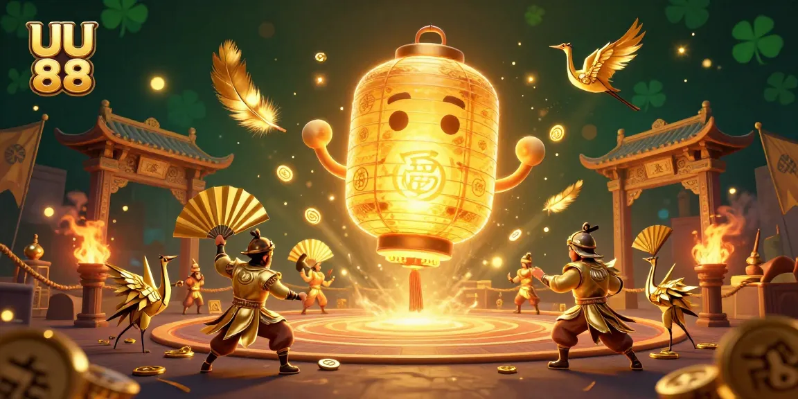 Join the excitement at UU 88 as you spin for gold coins and lucky rewards amidst vibrant casino characters.