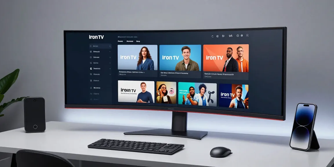 Iron tv service de streaming, plateforme digitale avancée, solution IPTV.