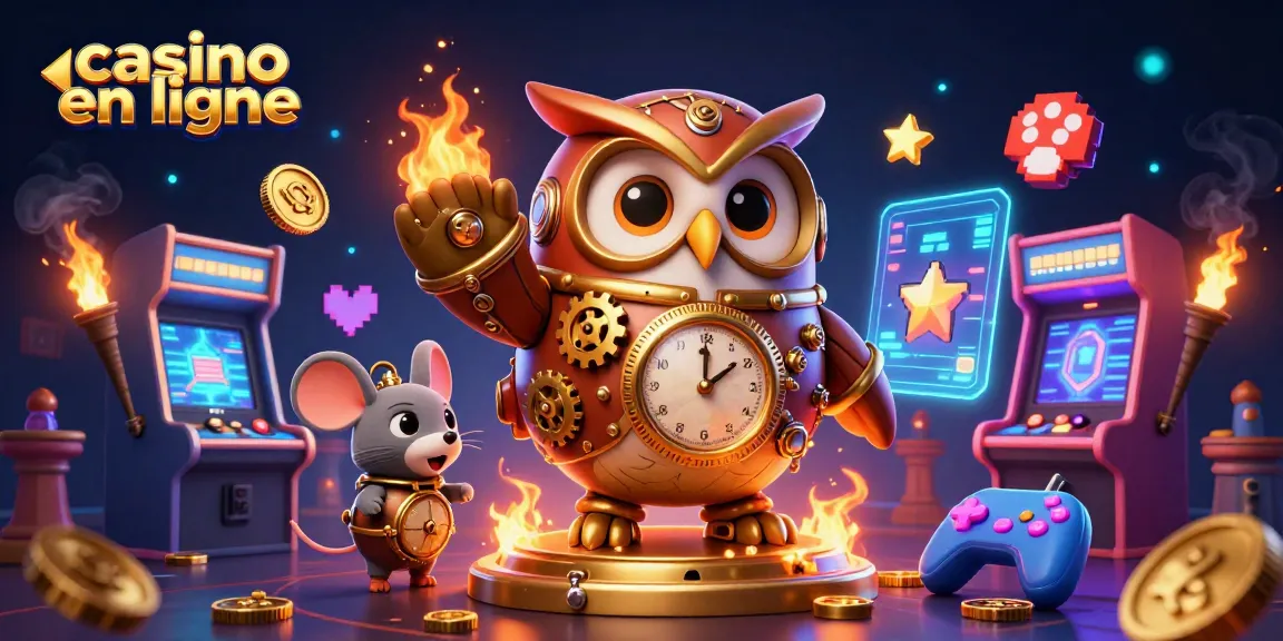 Jouez à des jeux captivants de casino en ligne avec une illustration d'animaux en 3D fantastiques.