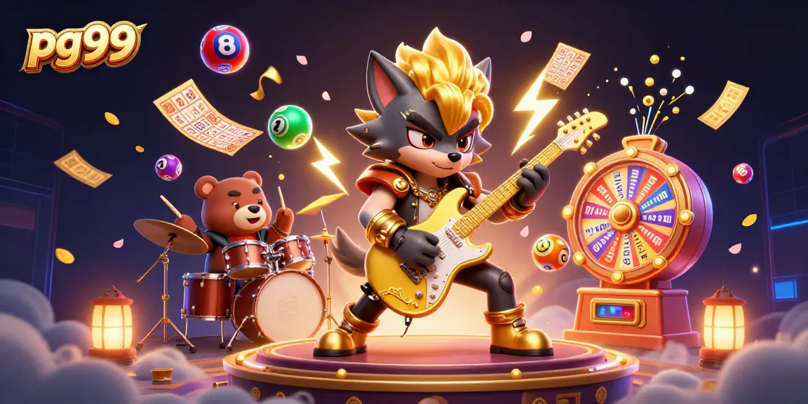 Experience thrilling gaming excitement at pg99, featuring dynamic characters and vibrant casino elements.