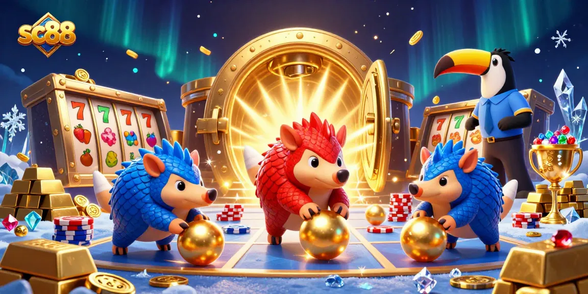 Engage in the thrilling world of sc88 with vibrant pangolins and captivating treasure elements.