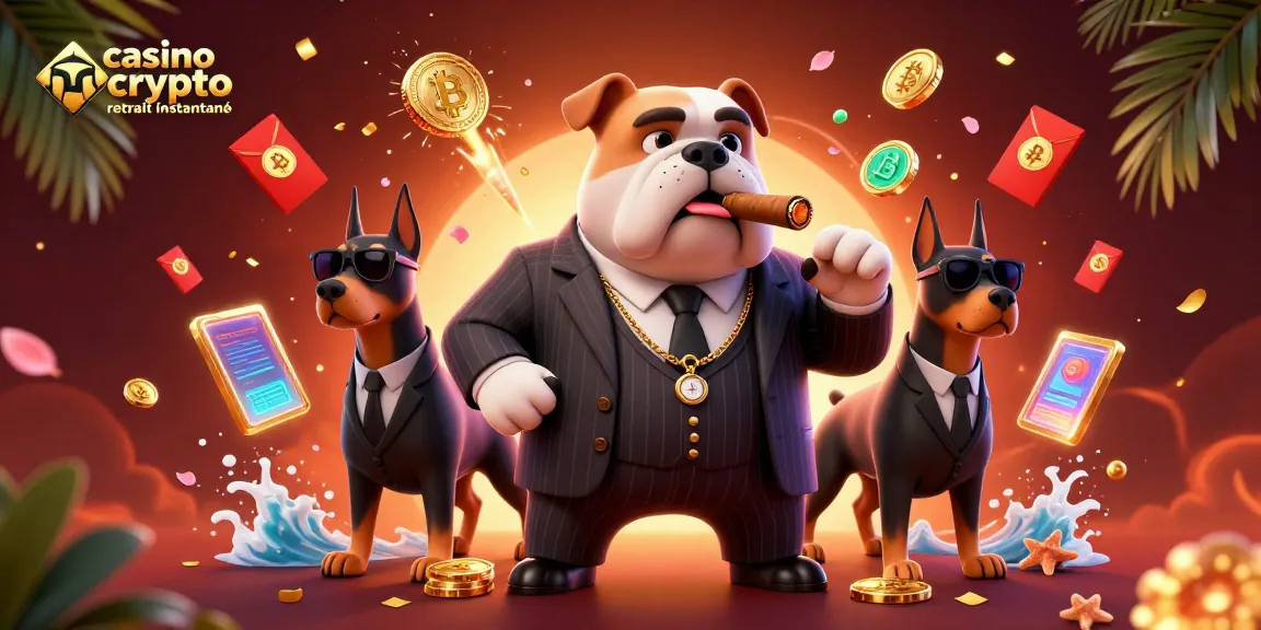 Vivez l'excitation du casino crypto retrait instantané avec cette illustration captivante de jeux de cryptomonnaies.