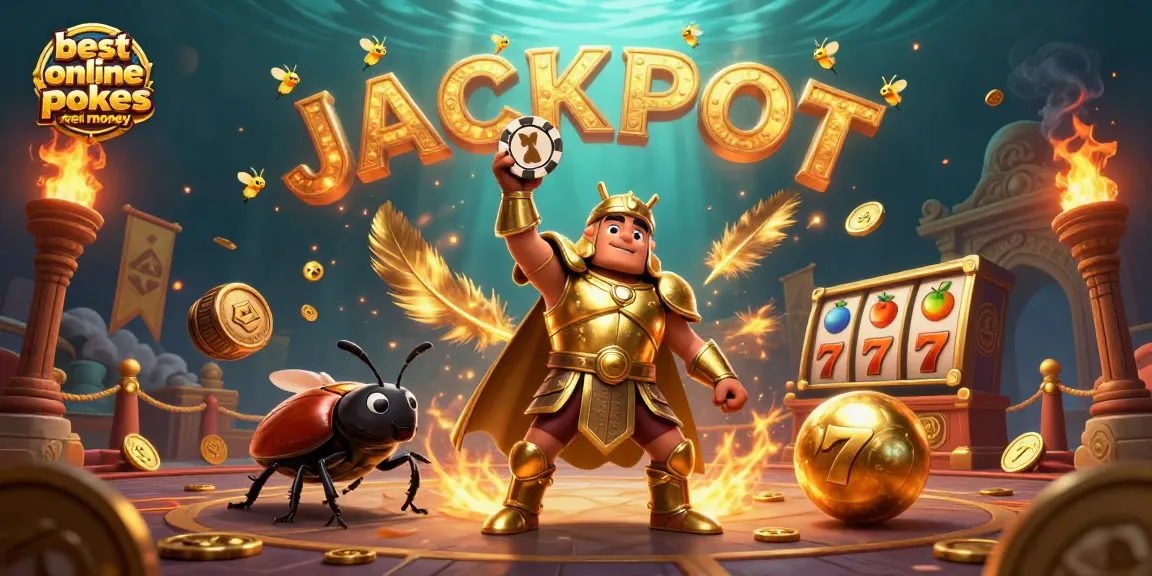 Experience the thrill of the best online pokies real money with vibrant casino elements and action.