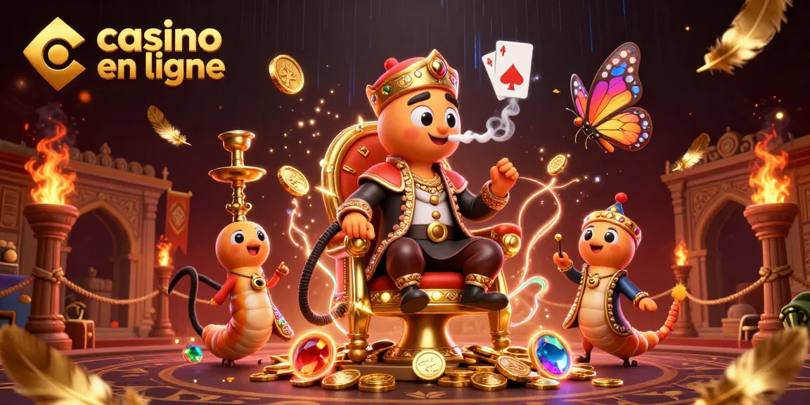 Jouez et gagnez avec un casino en ligne immersif aux symboles de poker.