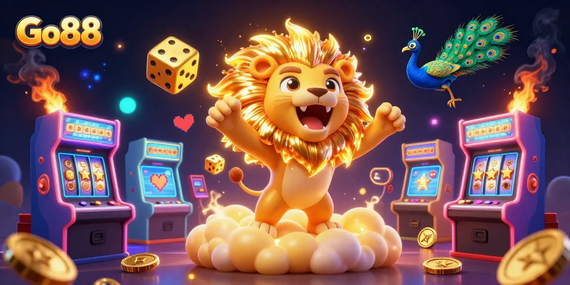 Engage with Go88's thrilling online casino experience featuring vibrant game elements.